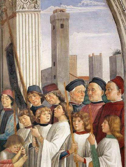 GHIRLANDAIO, Domenico Obsequies of St Fina oil painting image